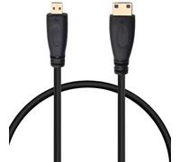 MejaRizon Cavo da micro HDMI a mini HDMI, 1,8 m, compatibile con fotocamera e tablet, trasmissione del segnale audio video 1080p, cavo micro HDMI con Ethernet con fotocamere GoPro Hero 9/8/7/6/5