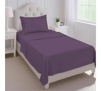 Mejoroom Set copripiumino per letto matrimoniale, in morbida microfibra, con tasche profonde, ipoallergenico, senza pieghe, traspirante, resistente allo sbiadimento, 3 pezzi (matrimoniale, viola)