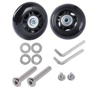 MEJOSER Set di 2 Ruote Valigia di Ricambio Bagagli Sostitutive Trolley con Assi