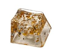 Mekalero 1PC Keycap Personalità Trasparenti Foil Design Profilo OEM R4S Keycap Tastiere Da Gioco Personalizzati Resine Keycaps Artigianale Resina Meccanici Keycaps