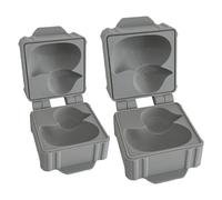 Mekalero 2 pezzi Snow Ducks Creazione Palla Maker per Parco Backyard e Spiagge Intrattenimento Gioco di Sabbia Stampaggio Accessori Stampaggio Maker