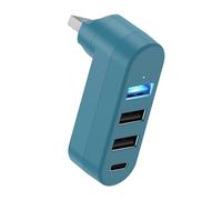 Mekalero 4 in 1 USB3.0 Extension Hub Dongle Supporta Ricarica Rapida e 200MB / s Trasferimento Dati per Vari Gadget Estensore Portatile