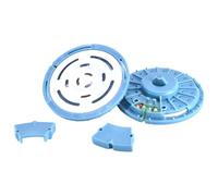 Mekalero Coppia di driver di riparazione per cuffie, 44 mm, 72 Ohm, per uso On-Ear in PP, include 2 clip di fissaggio, set di alloggiamento in ABS per la riparazione di cuffie driver coppia di