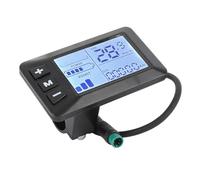 Mekalero Display di velocità compatibile con voltaggi multipli per bici elettriche da 24 V, 36 V, 48 V, fornisce affidabile in tutte le condizioni Misurazione della velocità della bici antiurto