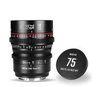 MEKE 75mm T2.1 Super 35 Prime Obiettivo cinema per fotocamera EF-Mount Cine, compatibile con Canon C200 C300 II, RED Komodo, BMPCC 6K, Z CAM E2-S6 BMPCC 6K Pro