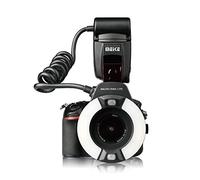 MEKE MK-14EXT-N I-TTL Macro Ring Flash Compatible with Nikon D7100 D7000 D5200 D5100 D5000 D3200 D3100 D90 D300S D600 with LED AF Assist Lamp