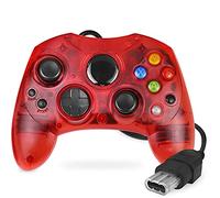 Mekela Classic Wired controller Gamepad per Xbox S-Type Clear Red