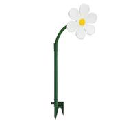 MEKLITRZ Crazy Daisy Sprinkle for Bambini E Cani, Rotante A 360°, Fiore Danzante, Divertente Strumento di Irrigazione for Annaffiare Il Cortile degli Animali Domestici Che Giocano(White)