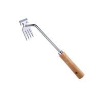 MEKLITRZ Estrattore di Erbacce, Strumento da Diserbo con Acciaio Inossidabile Antiruggine E Manico in Legno, for Giardino, Rimozione di Erbacce E Prato, for Giardinaggio, Allentamento, Trapianto