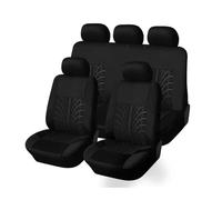MeKnMoney 9 Pezzi Set Completo di Coprisedili per Renault Clio 5 Clio 4 Clio 3 Estate 2001-2026, Protezione Sedili Anteriori e Posteriori Auto Accessori,A/Black