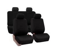 MeKnMoney Auto Set Coprisedili Per Fiat Panda 2003-2026/Fiat Panda 4x4 2004-2026, Traspirante Set Fodere Anteriori Posteriori Copri Protezione Accessori,A/Black