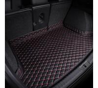 MeKnMoney Auto Tappetino Bagagliaio per Mercedes-Benz GLB 7 Seats 2020-2024, Pelle Posteriore Protezione Baule Tappetino Impermeabili Accessori,C/Black Red
