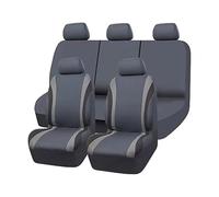MeKnMoney Coprisedili Auto per Nissan Navara D22 Navara D40 Navara D40 S, Set Copri-Sedile Fodere per Anteriori e Posteriori Protezione Sedile Accessori, H/Black Gray