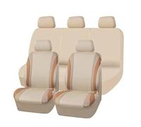 MeKnMoney Coprisedili Auto per Nissan Navara NP300/D23 2015-2026, Set Copri-Sedile Fodere per Anteriori e Posteriori Protezione Sedile Accessori, I/Beige 2