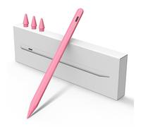 MEKO Penna Per Apple Ipad 2018-2025, Ipad Pen con LED Power Display,3x Ricarica rapida Penna iPad Compatibile con iPad 11/10/9/8/7/6''M2/M3,Air 3/4/5/Mini 5/6/7,Pro 11/12.9/13"M4,M5 (Rosa)