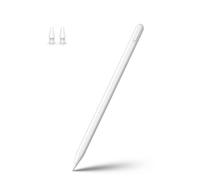 MEKO Penna per iPad 2018-2026, 35 Ore Autonomia, Ricarica Rapida LED RGB | Compatibile con iPad 6-11, Pro 11/12,9/13, Air 3-7 e Mini 5-7, Ricarica in 28 Minuti, 2 Punte per Scrittura e Disegno, Bianco