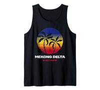 Mekong Delta Vietnam Beach Retro Anni '80 Stile Canotta