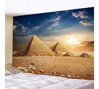 MEKPAM Piramide Sacra Decorazioni Per La Casa Appeso A Parete Egitto Viaggio Estetica Arredamento Della Stanza Arazzo Sfondo Panno Soffitto Telo Mare 230X180cm