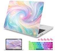 Mektron Custodia per MacBook Pro 16 pollici A2141 Cover 2019 Release 16 pollici con display Retina liquido/Touch ID, guscio rigido in plastica con pellicola per tastiera, protezione schermo e tappo