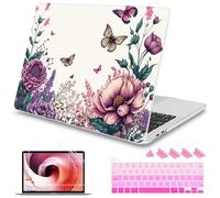 Mektron Custodia progettata per MacBook Pro 16 pollici A2141 Cover 2019 Release 16" con display Retina liquido/Touch ID, guscio rigido in plastica con pellicola protettiva per tastiera e pellicola