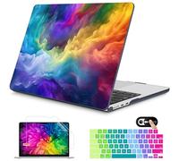 Mektron per MacBook Air 2026 33 cm M5 Custodia per laptop A3449 con display Retina liquido da 13,6 pollici Adatto 2025 A3240 M4 2024 A3113 M3 2023 A2681 M2 Guscio rigido stampato per MacBook Air 13,6