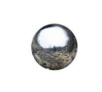 Mel O Design 6 pezzi Palle deco argento acciaio inox diametro 6 cm