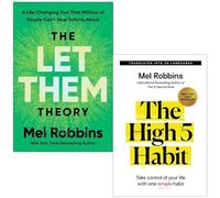 Mel Robbins 2 Books Collection Set (The Let Them Theory & The High 5 Habit)