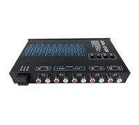 melairo Equalizzatore Grafico Quadrato Automatico A 9 Bande -EQ9 Equalizzatore Amplificatore per Auto Serie +Filtro Regolabile