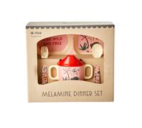 MELAMINE BABY DINNER SET JUNGLE ANIMALS