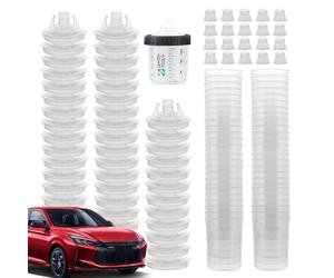 Mélange Peinture - Rigides Transparent Échelle, Sécurisé Pulvérisation Automobile, Accessoires Pistolet | Système 50 Permettent Un RemplacemePeinture Aérosol Atelier DIY Professionnel Outils
