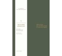 Mélanges de littérature et de politique