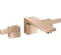 Mélangeur lavabo encastré AXOR Edge 3 trous, à main, montage mural, bec 190 mm, vidage par pression, 46060300, 46060300, Colorazione: Oro rosso lucido