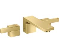 Mélangeur lavabo encastré AXOR Edge 3 trous, à main, montage mural, bec 190 mm, vidage par pression, 46060990, 46060990, Colorazione: Ottica in oro lucido