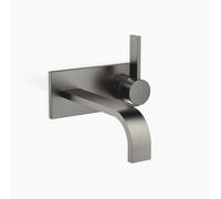 Mélangeur monocommande mural de lavabo Dornbracht MEM avec plaque de recouvrement, sans vidage, saillie 207 mm, 36864782-99, 36864782-99, Colorazione: scuro Platino opaco