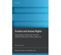 Melanie Fink Frontex and Human Rights (Copertina rigida)