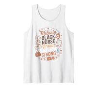 Melanin Black Nurse Proud Confident Strong Infermiera Canotta