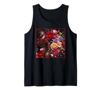Melanin Floral Woman Black History Month African American Canotta