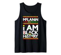Melanin Junior High Principal I Am Black History Uomo Donna Canotta