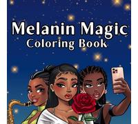 Melanin Magic: 40 Portraits of Beautiful Black Women - Coloring book for adults and teens