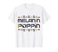 Melanin Poppin Nero Storia Mese Nero Mese Nero Ragazza Maglietta