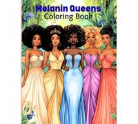 Melanin Queens Coloring Book: Adorable Illistrations for a Young Black Princess