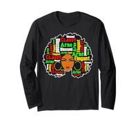 Melanin Queens Sista Black History Juneteenth Donna Regina Maglia a Manica