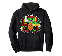 Melanin Queens Sista Ragazza Nera Magia Regina Africana Americana Felpa con Cappuccio