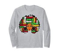 Melanin Queens Sista Ragazza Nera Magia Regina Africana Americana Maglia a Manica