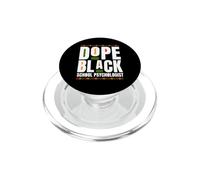 Melanina del mese della storia nera dello psicologo della scuola nera Dope Black PopSockets PopGrip per MagSafe