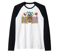 Melanina nera autistica donne autismo madre mamma arcobaleno amore Maglia con Maniche Raglan