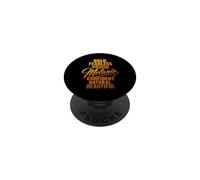 Melanina Orgoglio Donna Nera Radici Afroamericane Positività PopSockets PopGrip Adesivo