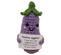 Melanzana positiva - lavorata a maglia (viola)