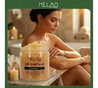 MELAO Scrub Corpo 24K Oro - Scrub Corpo con Olio di e Vitamine - Formula Anti-Invecchiamento, Detergente in Profondità, Idratante per una Pelle Liscia e Radiosa