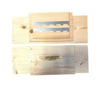 Melario per porta sciame misura 26x50 con viti e distanziatore.